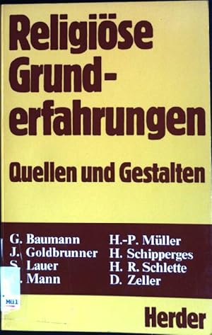 Imagen del vendedor de Religise Grunderfahrungen: Quellen uns Gestalten. a la venta por books4less (Versandantiquariat Petra Gros GmbH & Co. KG)