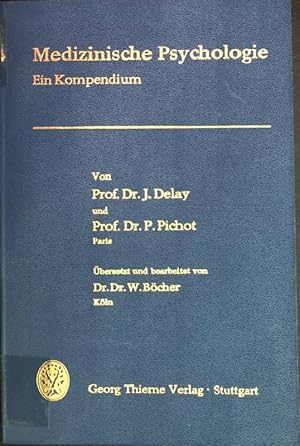 Image du vendeur pour Medizinische Psychologie: Ein Kompendium mis en vente par books4less (Versandantiquariat Petra Gros GmbH & Co. KG)