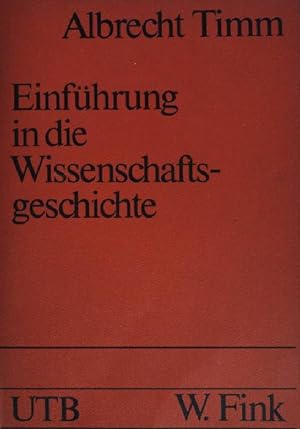 Bild des Verkufers fr Einfhrung in die Wissenschaftsgeschichte. (Nr. 203) UTB zum Verkauf von books4less (Versandantiquariat Petra Gros GmbH & Co. KG)