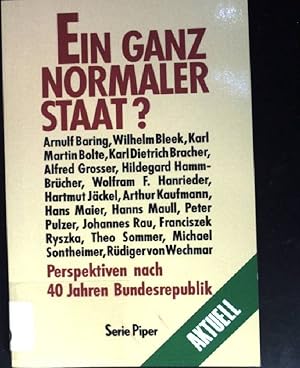 Image du vendeur pour Ein ganz normaler Staat? Nr. 1028, mis en vente par books4less (Versandantiquariat Petra Gros GmbH & Co. KG)