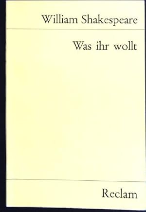 Bild des Verkufers fr Was ihr wollt: Komdie. Universal-Bibliothek - Nr. 53. zum Verkauf von books4less (Versandantiquariat Petra Gros GmbH & Co. KG)