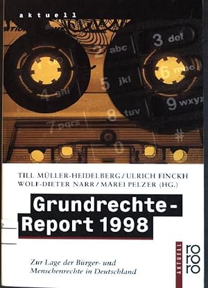 Bild des Verkufers fr Keine Privatsache - Vergewaltigung in der Ehe; in: Grundrechte-Report 1998. (Nr. 22337) rororo aktuell zum Verkauf von books4less (Versandantiquariat Petra Gros GmbH & Co. KG)