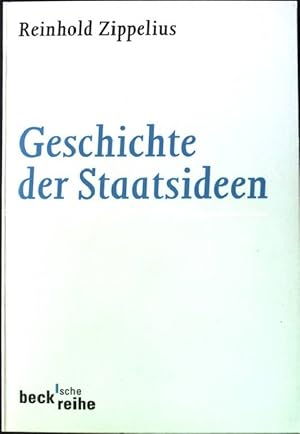 Bild des Verkufers fr Geschichte der Staatsideen. Beck'sche Reihe ; 72 zum Verkauf von books4less (Versandantiquariat Petra Gros GmbH & Co. KG)