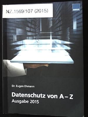 Immagine del venditore per Datenschutz von A-Z. venduto da books4less (Versandantiquariat Petra Gros GmbH & Co. KG)