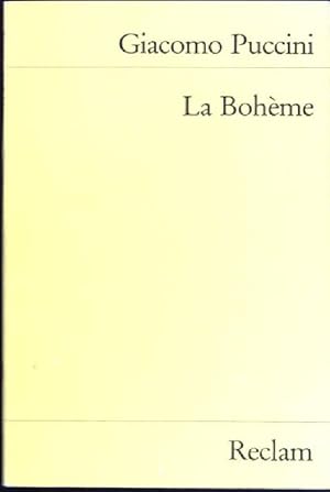 Bild des Verkufers fr La Bohme: Szenen aus Henri Murgers "Vie de Bohme" in vier Bildern. Universal-Bibliothek - Nr. 7898. zum Verkauf von books4less (Versandantiquariat Petra Gros GmbH & Co. KG)