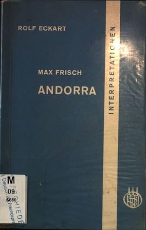 Seller image for Max Frisch: Andorra - Interpretation. Interpretationen zum Deutschunterricht. for sale by books4less (Versandantiquariat Petra Gros GmbH & Co. KG)