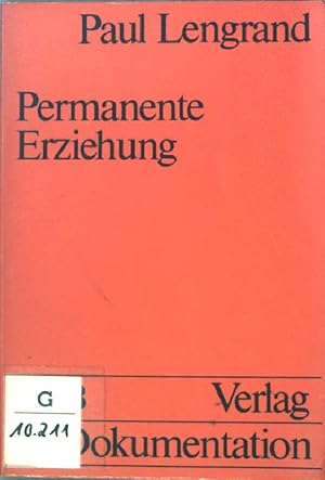 Bild des Verkufers fr Permanente Erziehung (Nr. 149) UTB zum Verkauf von books4less (Versandantiquariat Petra Gros GmbH & Co. KG)