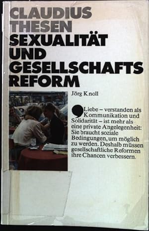 Bild des Verkufers fr Sexualitt und Gesellschaftsreform. Claudius-Thesen - Heft 4. zum Verkauf von books4less (Versandantiquariat Petra Gros GmbH & Co. KG)