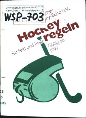 Bild des Verkufers fr Hockeyregeln fr Feld und Halle zum Verkauf von books4less (Versandantiquariat Petra Gros GmbH & Co. KG)