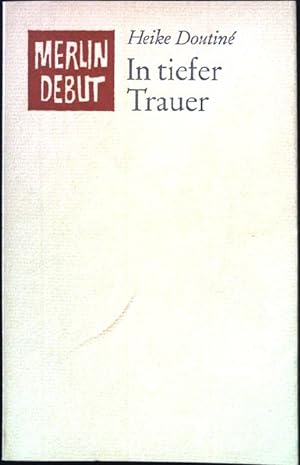 Seller image for In tiefer Trauer: Lyrik und Prosa. for sale by books4less (Versandantiquariat Petra Gros GmbH & Co. KG)