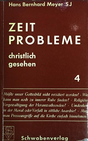 Seller image for Zeitprobleme christlich gesehen. Die aktuelle Frage 4. for sale by books4less (Versandantiquariat Petra Gros GmbH & Co. KG)