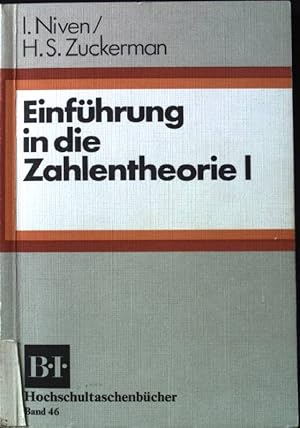 Imagen del vendedor de Einfhrung in die Zahlentheorie. B.I.-Hoschschultaschenbcher - Band 46. a la venta por books4less (Versandantiquariat Petra Gros GmbH & Co. KG)