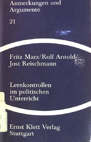 Seller image for Lernkontrollen im politischen Unterricht. (Nr 21) for sale by books4less (Versandantiquariat Petra Gros GmbH & Co. KG)