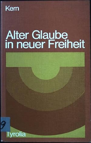 Seller image for Alter Glaube in neuer Freiheit: Ansprachen und Vortrge. for sale by books4less (Versandantiquariat Petra Gros GmbH & Co. KG)