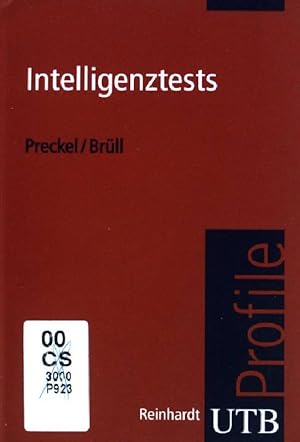 Bild des Verkufers fr Intelligenztests. UTB ; (Nr 3027) zum Verkauf von books4less (Versandantiquariat Petra Gros GmbH & Co. KG)