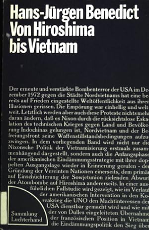 Bild des Verkufers fr Von Hiroshima bis Vietnam. (Nr 98) zum Verkauf von books4less (Versandantiquariat Petra Gros GmbH & Co. KG)