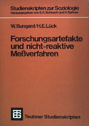 Seller image for Forschungsartefakte und nicht-reaktive Messverfahren. (Teubner-Studienskripten ; 27) Studienskripten z. Soziologie for sale by books4less (Versandantiquariat Petra Gros GmbH & Co. KG)