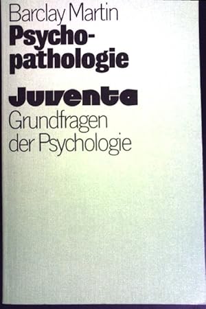 Bild des Verkufers fr Psychopathologie. Grundfragen der Psychologie zum Verkauf von books4less (Versandantiquariat Petra Gros GmbH & Co. KG)