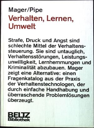 Bild des Verkufers fr Verhalten, Lernen, Umwelt : oder Du solltest Dir wirklich mehr Mhe geben. Kleine pdagogische Texte Band 27, zum Verkauf von books4less (Versandantiquariat Petra Gros GmbH & Co. KG)