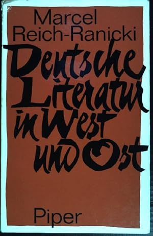 Bild des Verkufers fr Deutsche Literatur in West und Ost. zum Verkauf von books4less (Versandantiquariat Petra Gros GmbH & Co. KG)