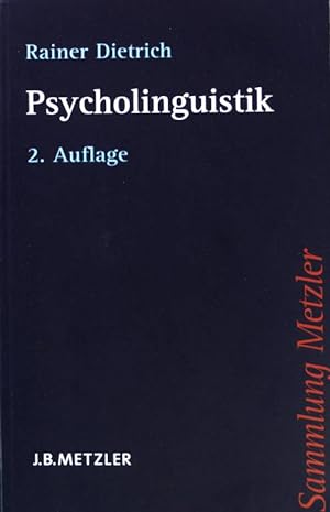 Bild des Verkufers fr Psycholinguistik (Nr 342) Sammlung Metzle. zum Verkauf von books4less (Versandantiquariat Petra Gros GmbH & Co. KG)