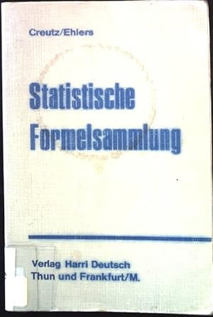 Bild des Verkufers fr Statistische Formelsammlung. zum Verkauf von books4less (Versandantiquariat Petra Gros GmbH & Co. KG)