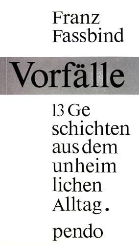 Seller image for Vorflle : 13 Geschichten aus d. unheiml. Alltag. (Signiert) for sale by books4less (Versandantiquariat Petra Gros GmbH & Co. KG)