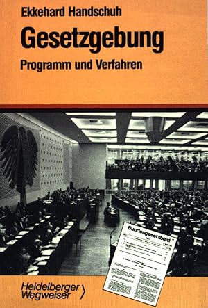 Bild des Verkufers fr Gesetzgebung : Programm und Verfahren. zum Verkauf von books4less (Versandantiquariat Petra Gros GmbH & Co. KG)