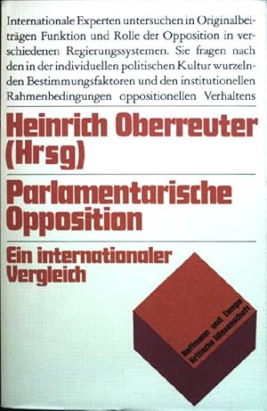 Seller image for Parlamentarische Opposition : ein internat. Vergleich. Kritische Wissenschaft for sale by books4less (Versandantiquariat Petra Gros GmbH & Co. KG)