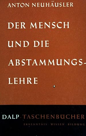 Bild des Verkufers fr Der Mensch und die Abstammungslehre. (Nr 345) zum Verkauf von books4less (Versandantiquariat Petra Gros GmbH & Co. KG)