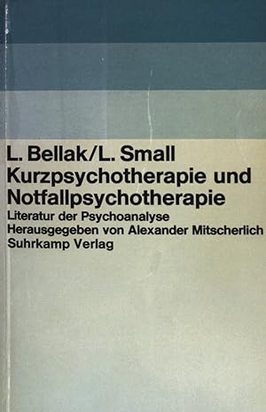 Image du vendeur pour Kurzpsychotherapie und Notfall-Psychotherapie. Literatur der Psychoanalyse mis en vente par books4less (Versandantiquariat Petra Gros GmbH & Co. KG)