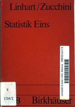 Image du vendeur pour Statistik eins. Uni-Taschenbcher ; (Nr 1020) mis en vente par books4less (Versandantiquariat Petra Gros GmbH & Co. KG)