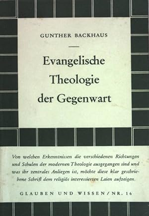 Bild des Verkufers fr Evangelische Theologie der Gegenwart. zum Verkauf von books4less (Versandantiquariat Petra Gros GmbH & Co. KG)