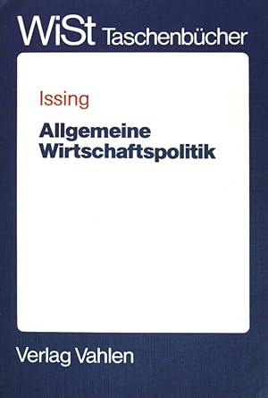 Seller image for Allgemeine Wirtschaftspolitik. Mit Beitr. von Hartmut Berg . / WiSt-Taschenbcher for sale by books4less (Versandantiquariat Petra Gros GmbH & Co. KG)