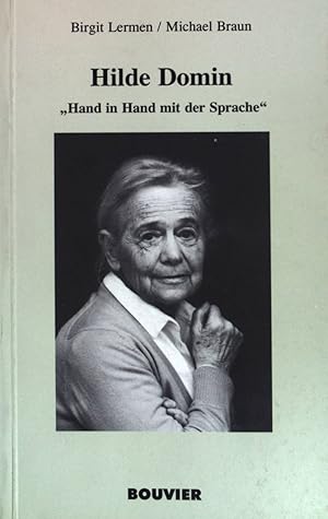 Bild des Verkufers fr Hilde Domin - "Hand in Hand mit der Sprache". Lebensspuren ; Bd. 1 zum Verkauf von books4less (Versandantiquariat Petra Gros GmbH & Co. KG)