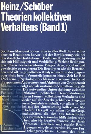 Seller image for Theorien kollektiven Verhaltens Bd. 1. Nr. 118, for sale by books4less (Versandantiquariat Petra Gros GmbH & Co. KG)