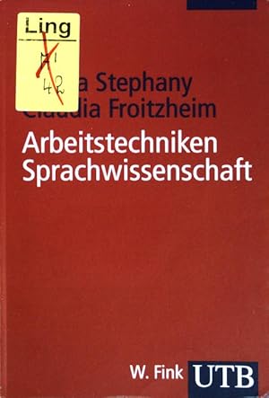 Imagen del vendedor de Arbeitstechniken Sprachwissenschaft : Vorbereitung und Erstellung einer sprachwissenschaftlichen Arbeit. UTB ; (Nr 3259) a la venta por books4less (Versandantiquariat Petra Gros GmbH & Co. KG)