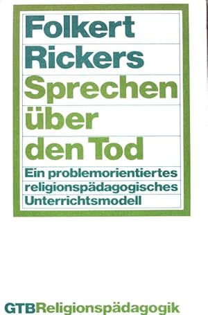 Bild des Verkufers fr Sprechen ber den Tod. (Nr 753) zum Verkauf von books4less (Versandantiquariat Petra Gros GmbH & Co. KG)