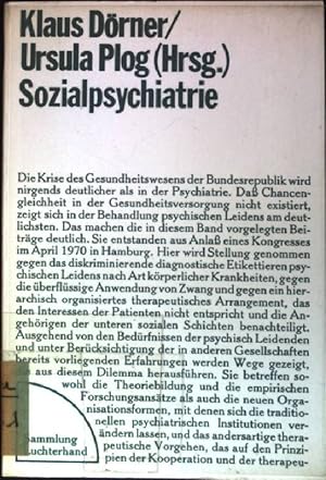 Seller image for Sozialpsychiatrie (Nr. 66) Sammlung Luchterhand for sale by books4less (Versandantiquariat Petra Gros GmbH & Co. KG)