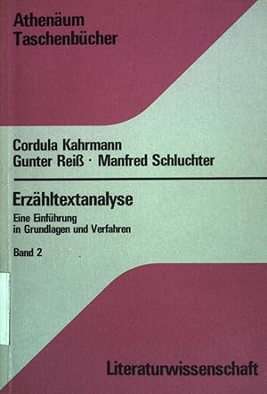 Seller image for Kahrmann, Cordula: Erzhltextanalyse; Teil: Bd. 2. Athenum-Taschenbcher ; (Nr 2132) : Literaturwiss. for sale by books4less (Versandantiquariat Petra Gros GmbH & Co. KG)