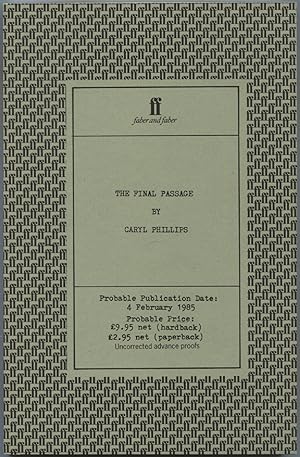 Seller image for The Final Passage for sale by Between the Covers-Rare Books, Inc. ABAA