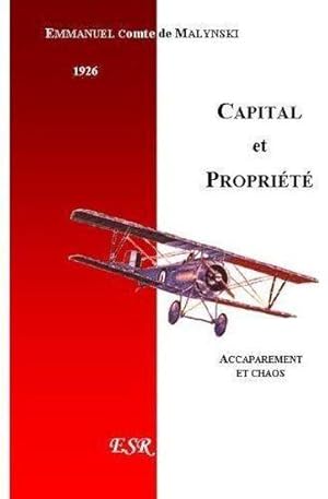 Immagine del venditore per capital et proprit venduto da Chapitre.com : livres et presse ancienne