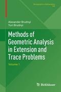 Seller image for Methods of Geometric Analysis in Extension and Trace Problems for sale by moluna