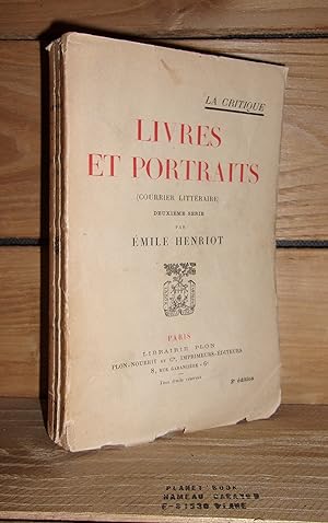 Seller image for LIVRES ET PORTRAITS : (Courrier Littraire) Deuxime Srie for sale by Planet's books