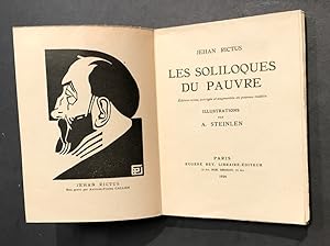 Les soliloques du pauvre. Edition revue et augmentée de poèmes inédits. Illustrations par Steinlen.