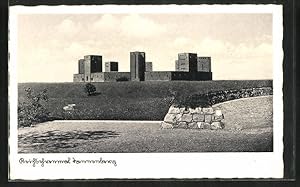 Ansichtskarte Hohenstein, Tannenberg-National-Denkmal aus der Ferne