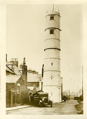 "Vieux phare du Port de BLYTH 1932" Photo de presse originale par G. DEVRED / Agence ROL Paris (1...