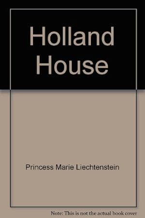 Imagen del vendedor de Holland House a la venta por WeBuyBooks