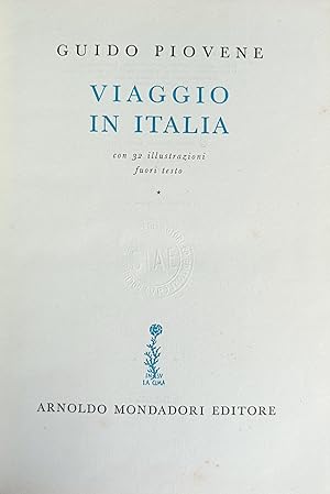 VIAGGIO IN ITALIA