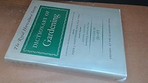 Seller image for RHS Dictionary of Gardening Vol.III, Je-Pt for sale by BoundlessBookstore